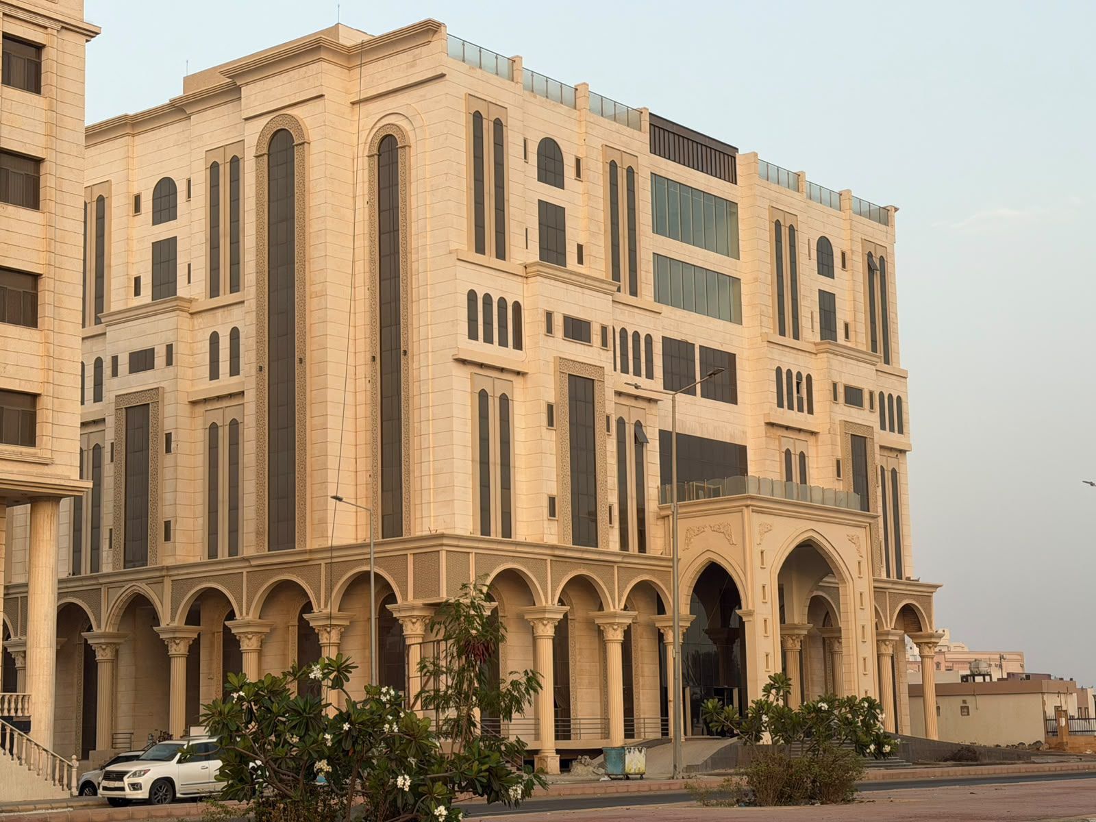 The landmark by day